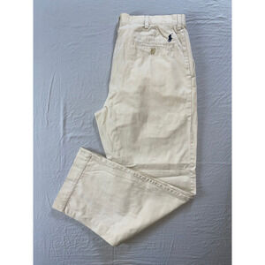 Ralph Lauren Polo Flat Front Lightweight 100% Cotton Chino Pants. 34X29, Read.